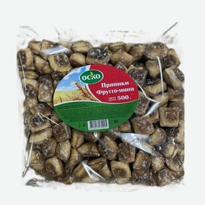 Пряники сырцовые с начинкой Фрутто-мини, 0,5 кг