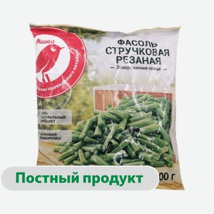 Фасоль стручковая зеленая АШАН Красная птица замороженная, 400 г