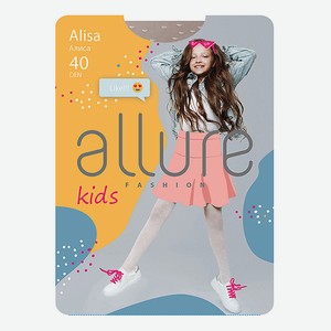 ALLURE Колготки детские 40 ден белый, размер 146-152