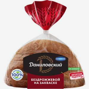 Хлеб Коломенский Даниловский ржано-пшеничный нарезка 350г