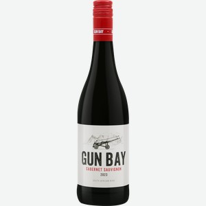 Вино GUN BAY Cabernet Sauvignon Western Cape сортовое ординарное красное сухое, 0.75л