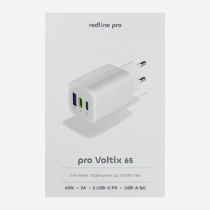 Сетевое зарядное устройство NQC-8 USB + Type-C 65Вт Red Line
