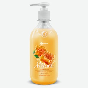 Жидкое крем-мыло Grass Milana молоко и мед, 500 мл
