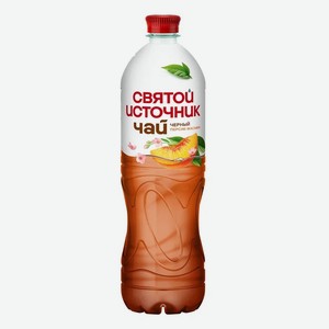 Напиток Святой Источник Чай черный Персик жасмин негазированный 1 л