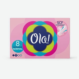 Тампоны Ola! Шелковистая Поверхность Normal 8 шт