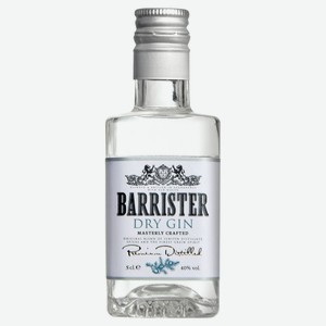 Джин Barrister Dry Россия, 0,05 л