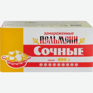 Пельмени ЧТМ fantasy brands Сочные зам., Беларусь, 400 г