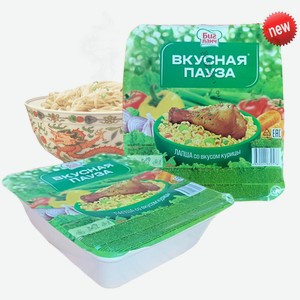 Лапша Вкусная Пауза от БИГ ЛАНЧ со вкусом курицы б/п м/у, 90гр БиоФуд ТПК ООО
