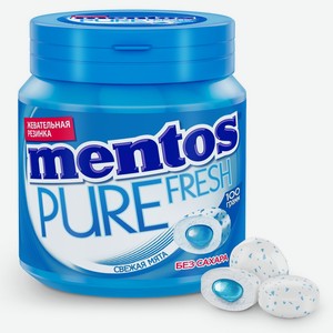 Жевательная резинка Mentos Свежая мята (Pure Fresh) 100 г
