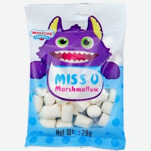 Маршмеллоу Wischi Miss U в ассортименте, 28г, 28 г