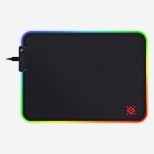 Игровой коврик Defender Black L Light 350х300х4 мм, RGB