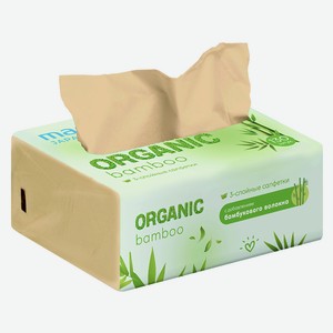 MARABU Салфетки бумажные в мягкой упаковке ORGANIC, 1 шт.