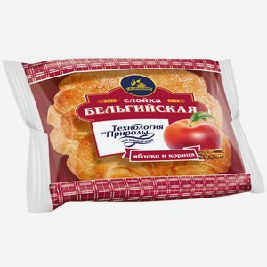  Слойка Каравай Бельгийская с яблоком и корицей, 70 г