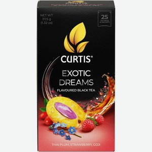 Чай черный Curtis Exotic Dreams, 25х1.5г, 25 шт
