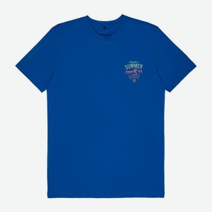 Футболка Uno Mot мужская оранжевая/синяя в ассортименте