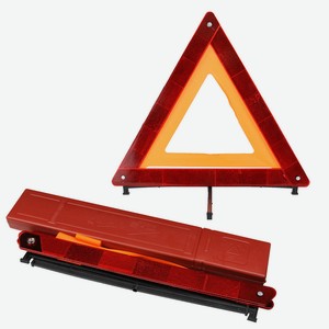 Знак аварийной остановки, средний, c аракалом (пласт.пенал)