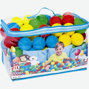Мячики с принтом BESTWAY Разноцветные д/бассейна d6,5см 52027, Китай, 100 шт