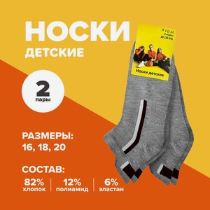 Носки детские 2 пары ИДМ
