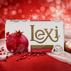 Крем-мыло тв. Lexi 140г Асс