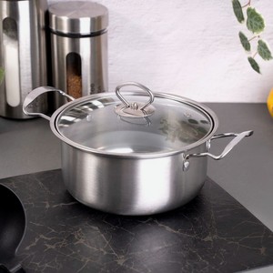 Кастрюля с крышкой  Steel , 2.1 л