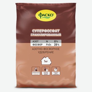 Удобрение азотно-фосфарное «Фаско» Суперфосфат гранулированный, 1 кг