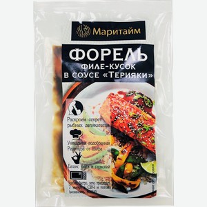 Форель радужная филе-кусок в соусе терияки Маритайм 220г