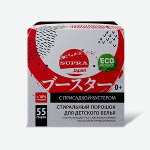 SUPRA Порошок стиральный с бустером детский, 1100 г