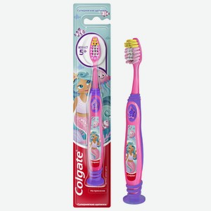 Зубная щетка д/детей Colgate Barbie/Star Smile супермягкая 5