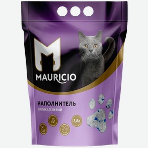 Наполнитель для кошачьего туалета Mauricio силикагелевый 3,8л