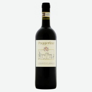 Вино Poggerino Chianti Classico красное сухое Италия, 0,75 л