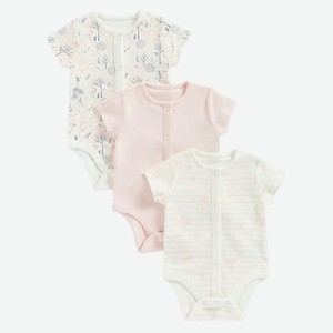 Боди для новорожденных Mothercare с коротким рукавом 3 шт, р.50-86