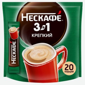 Напиток кофейный растворимый «Нескафе» 3в1 Крепкий, 14,5 г х 20 шт