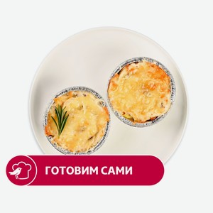Картофель запеченный АШАН с грибами и сыром, вес цена за 1 кг