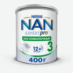 Молочко детское NAN 3 Кисломолочный, с 12 мес., 400 г