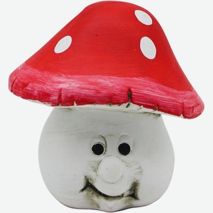 Фигурка Мухомор декоративная садовая, 12х12х11см