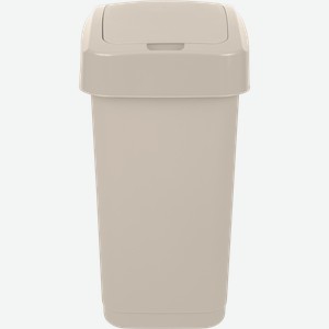 Контейнер для мусора SPIN&CLEAN Step, с крышкой-клапаном, 12л, в ассортименте, Арт. SC4806БЖ-Л
