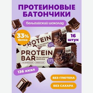 Протеиновый батончик в глазури EpicFit «Бельгийский шоколад‎» 16шт