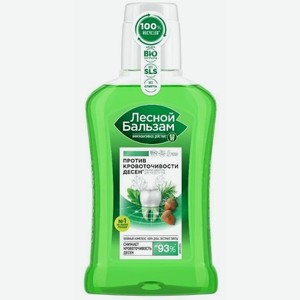  Ополаскиватель для полости рта Лесной бальзам Против кровоточивости десен с корой дуба, 400 мл