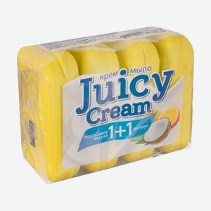 Крем-мыло JUICY CREAM 4*90гр. Асс