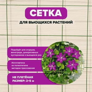 Сетка садовая д/вьющихся растений2*5мимп