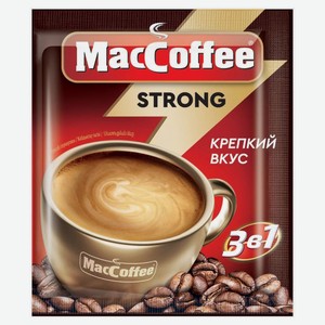 Кофейный напиток MacCoffee Strong 3 в 1, 18 г
