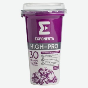 БЗМЖ Напиток к/м Exponenta high-pro черника/земляника 250г с