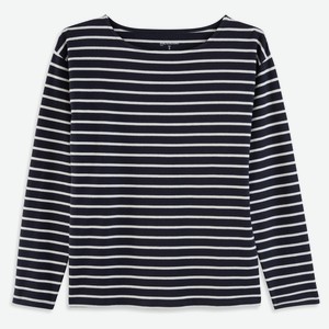 Футболка женская InExtenso с длинным рукавом черно-белая, р. XS-XXL