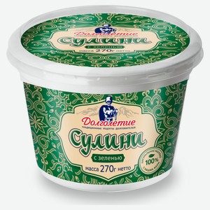 Соус кулинарный Сулини «Долголетие» с зеленью 6-8% БЗМЖ охлажденный, 270 г