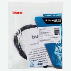 Кабель сетевой BURO IEC C7 3 м