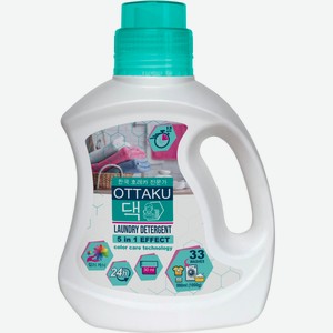 Гель для стирки Ottaku Эффект 5 в 1 (5 in 1 Effect) для цветного белья 990 мл