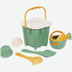 Игрушка ПОЛЕСЬЕ Песочный набор, Ведро-замок, Арт. 34909