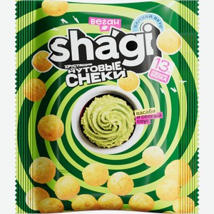 Снэки нутовые SHAGI со вкусом васаби и соевого соуса, 50г