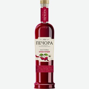 Настойка ПЕЧОРА Сочная черешня 22%, полусладкая, 0.5л
