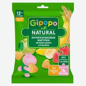Фигурки мульзлаковые Gipopo яблоко банан клубника с 12 мес., 21 г